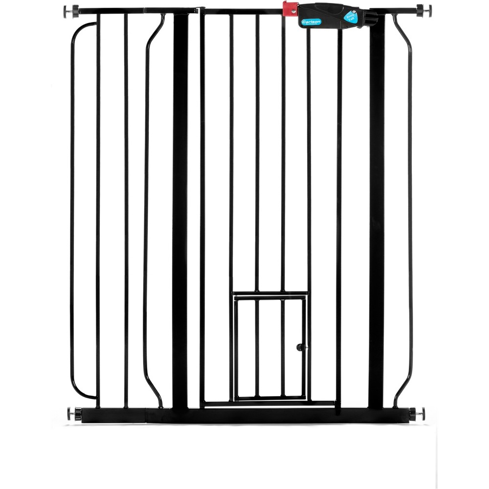 Carlson Walk Through Gate - Black (Extra Tall)