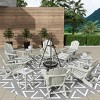 WestinTrends Malibu HDPE Outdoor Patio Folding Poly Adirondack Chair (12-Piece Set) - 2 of 4
