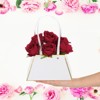 Unique Bargains Wedding Party Paper Flower Gift Bag with Handle 12 Pcs - 4 of 4