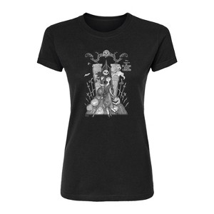 Women's - Disney - Jack Sally Love Fitted Graphic T-Shirt - 1 of 3