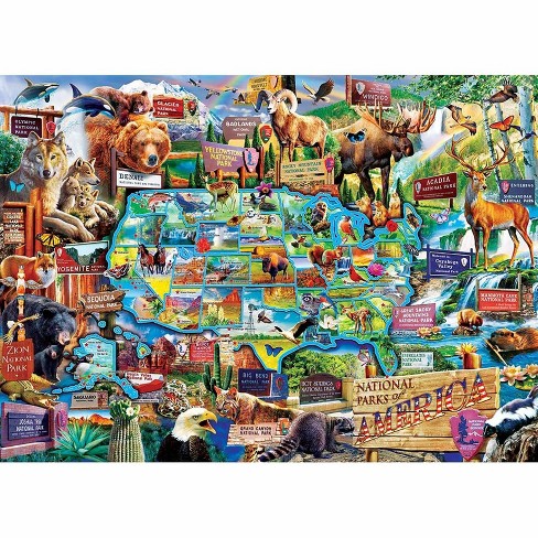 MasterPieces Inc National Parks of America 1000 Piece Jigsaw Puzzle - image 1 of 4