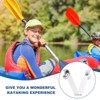 Unique Bargains Steel V Shaped Push Button Spring Lock Tent Pole Clips Kayak Paddle Snaps 4 Pcs - 3 of 3
