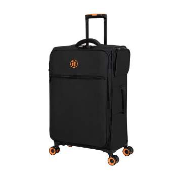 it luggage Simultaneous Softside Medium Checked Expandable Spinner Suitcase