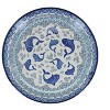Blue Rose Polish Pottery Ceramika Artystyczna Dessert Plate - 2 of 3
