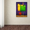 Trademark Fine Art -Daniel Patrick Kessler 'Double Trouble I' Canvas Art - 3 of 3