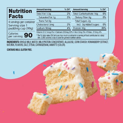 Winky Birthday Cake Protein Pudding - 14oz