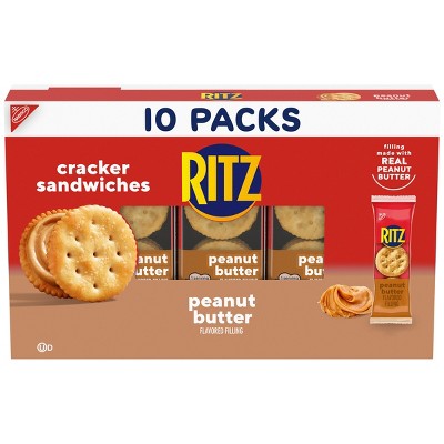 RITZ Cracker Sandwiches with Peanut Butter - 15.41oz/10ct