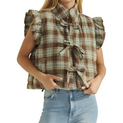 Women's Tie puff vest - Oddi