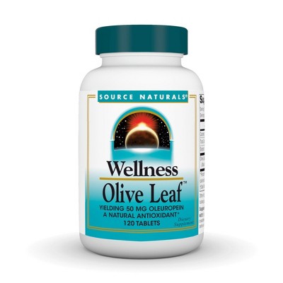 Wellness Olive Leaf by Source Naturals, Inc.  -  120 Tablet