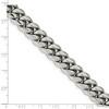 Black Bow Jewelry Men's 12mm Stainless Steel Polished Curb Chain Bracelet, 8.5 Inch - image 4 of 4