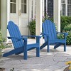 Arceso Adirondack Chair，36 Inch Outdoor Patio Chair，Adirondack Chairs with Cup Holder,  Plastic Adirondack Chairs for Patio, Law, Garden - 2 of 4