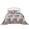 Greenland Home Fashions Giulia 3-Piece Queen Bedspread Set, 110x118 Inch - 4 of 4