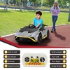 Sandinrayli 24V Licensed Lamborghini STO Electric Car, Gray - 2 of 4