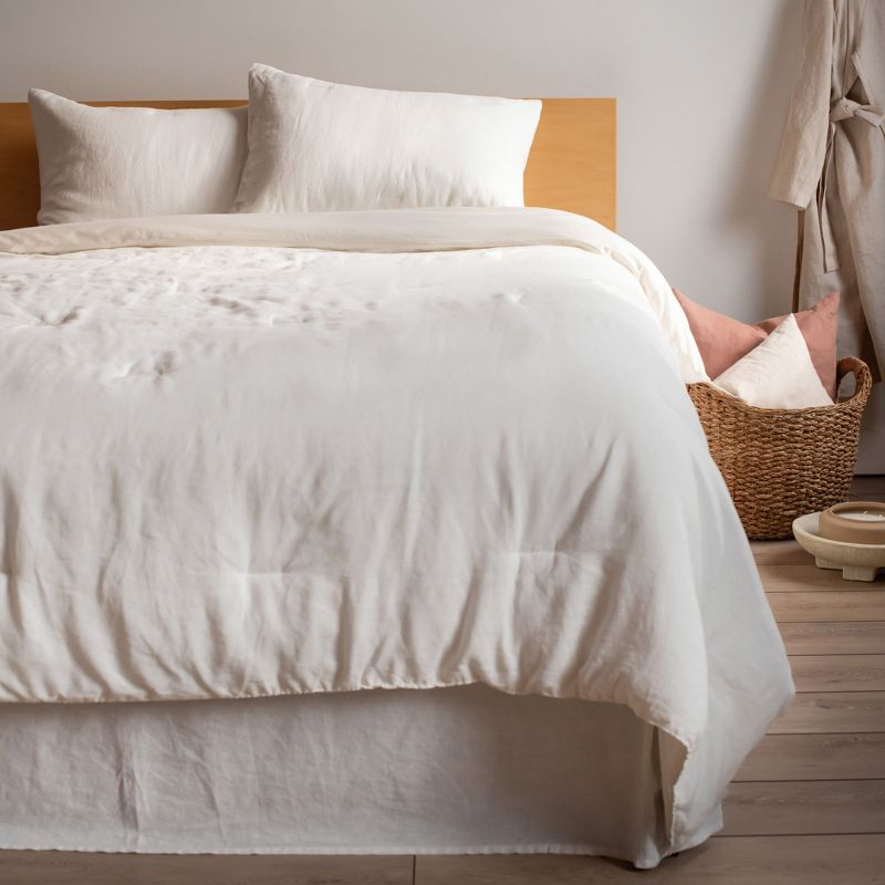 100% French Linen Bedskirt | BOKSER Home, 5 of 7
