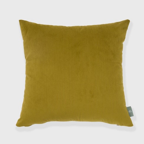 18x18 Solid Ribbed Textured Square Throw Pillow - Freshmint : Target