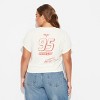 Women's Pixar Lightning McQueen Short Sleeve Graphic Baby T-Shirt - White - 2 of 3