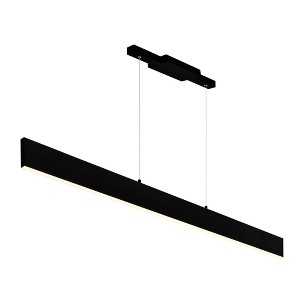 CWI Lighting Krista LED Chandelier With Satin Black Finish - 1 of 4