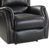 Paulina Genuine Leather Power Recliner with Wingback Design Set of 2|ARTFUL LIVING DESIGNS - 3 of 4