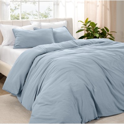 Washed Duvet Cover & Sham Set - Extra Soft, Easy Care by Bare Home, Comforter Not Included