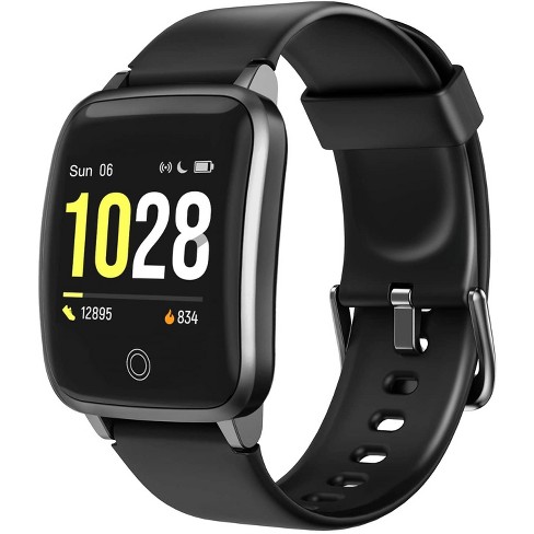 peber sneen svælg Letscom Smart Watch 1.3" With Heart Rate Monitor Ip68 Water-resistant  Smartwatch Activity Tracker Pedometer For Ios And Android - Id205s : Target