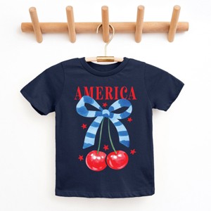 The Juniper Shop Coquette America Cherries Youth Short Sleeve Tee - 1 of 4