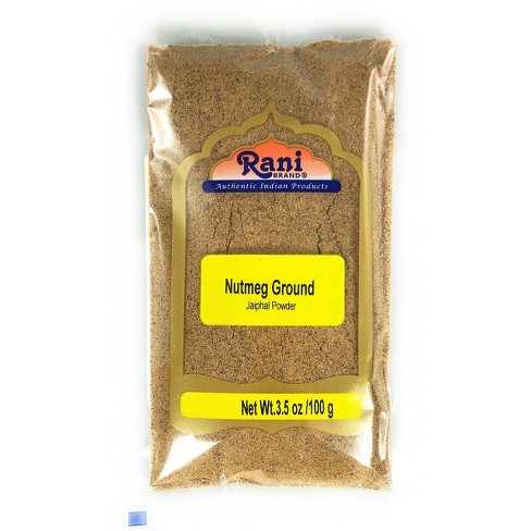 Nutmeg (jaiphul) Ground - 3.5oz (100g) - Rani Brand Authentic Indian ...