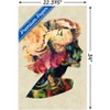 Trends International Floral Portrait of Woman Unframed Wall Poster Prints - 3 of 4