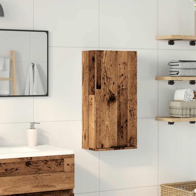CLIHOME Modern 26.4" H Wall-Mounted Bathroom Storage Cabinet Engineered Wood Medium
