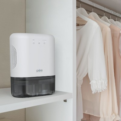 PureDry Elite White Dehumidifier with Large Water Tank