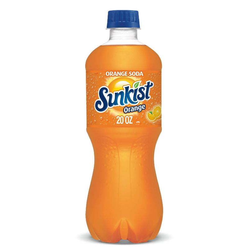 Sunkist Orange Soda - 20 fl oz Bottles, 1 of 6