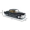 KiNSMART 1953 Cadillac Series 62 1:43 O Scale 5 Inch Die Cast Metal Model Classic Ventage Toy Car (Black) - 2 of 2
