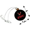 Eastern Washington University Secondary Mini Small Tiny Wood Christmas Tree Holiday Ornament - 4 of 4
