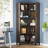 Hommoo 71 inches 6-Tiers Corner Bookcase - 4 of 4