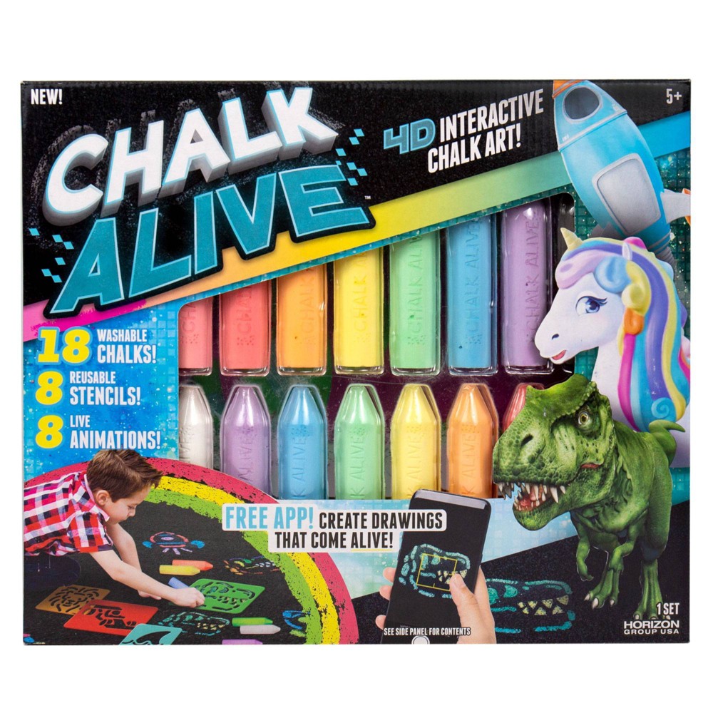 4D Interactive Chalk Alive Art Kit - Horizon Group