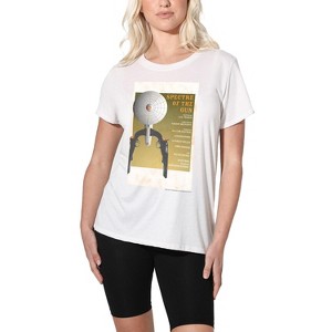 Women's Star Trek Tos Episode 61 Loose T-Shirt White - 1 of 4
