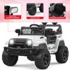12V Kids Ride On Truck, Electric Play Car Ride-On Toy with Parent Remote Control, 3 Speeds, 4 Tires Suspension, LED Lights - 3 of 4