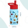 Wildkin 14 oz Stainless Steel Insulated Water Bottle for Kids - 4 of 4