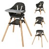 Yinvani 6 in 1 Convertible Highchair with Safety Harness and Removable Tray - 2 of 4