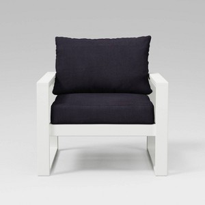 POLYWOOD EDGE Outdoor Patio Club Chair - 1 of 3