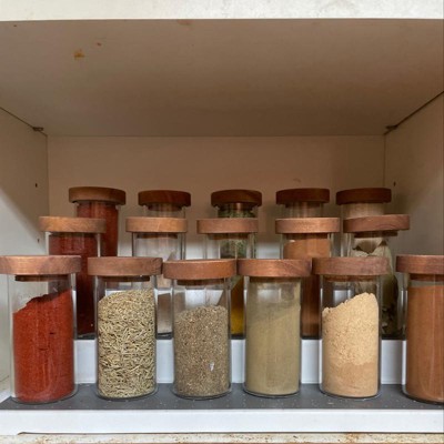 Buy Wooden Lid Pantry Jars with 12 Herbs – Spice It Your Way