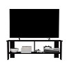 Sapphtopaz 47.3" Modern TV Stand for TVs Up to 60" Entertainment Center with 2-Tier Open Shelves Farmhouse Simple TV Stands for Living Room - 2 of 4