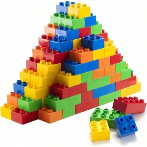 150 - Piece Building Blocks Set - 5 - Color Bricks, Development, Creativity, Motor Skills - 1 of 3