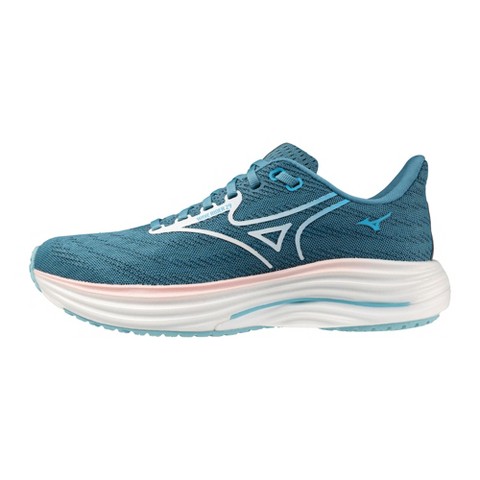 Обувь Mizuno Women's Wave Rider 29 Running Shoe, 8, Ancient Wtr-Ice Watr
