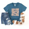 The Juniper Shop Sunny Days Ahead Daisies Youth Short Sleeve Tee - S - Teal - 4 of 4