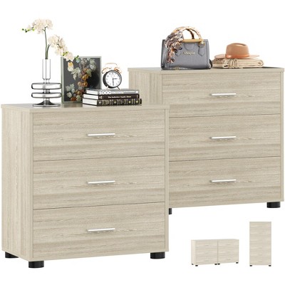 Besiost 6-Drawers Dressers Cabinet with Storage, Closet Storage Cabinet, Night Stand