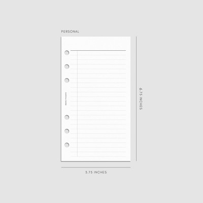 Cloth & Paper Task Planner Inserts