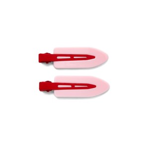 TwelveNYC Creaseless Clip Set - Pink/Red - 1 of 2