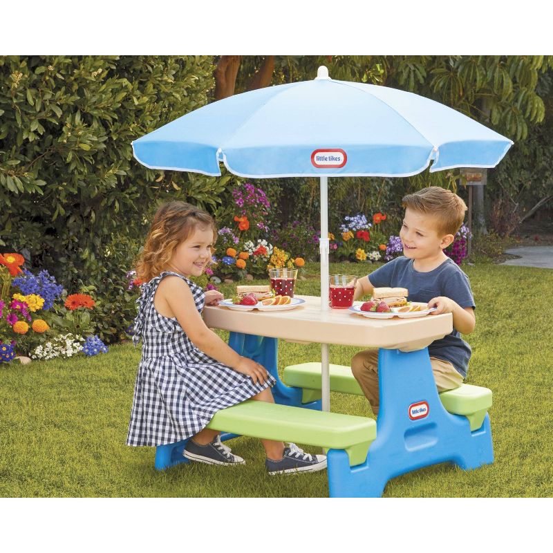 Little Tikes Easy Store Jr. Play Table with Umbrella, 3 of 17