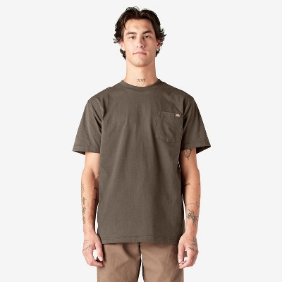 Dickies Heavyweight Short Sleeve Pocket T-shirt, Chocolate Brown (cb ...