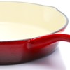 Artisan 8 Inch Skillet - Round - Scarlet Red - Enameled - Cast Iron - O/S - Color Sticker - 3 of 4
